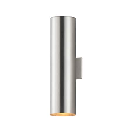 Maxim Lighting Outpost 2-Light 6"W x 22"H Outdoor Wall Sconce 26109AL